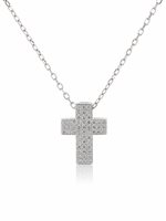 Halskette Ultima Edizione Dame Croce in Silber CAO4434-BIANCO